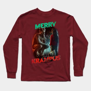 Krampus (with Text) Long Sleeve T-Shirt